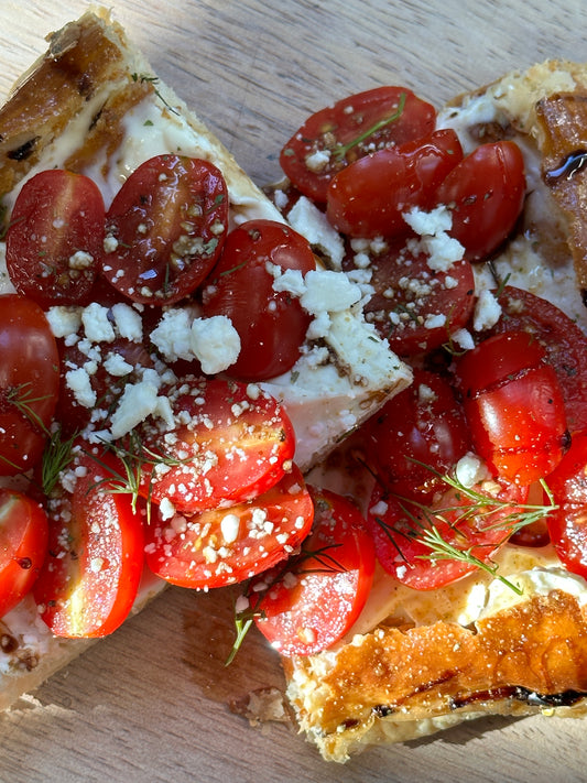 Heirloom Tomato Feta Tart