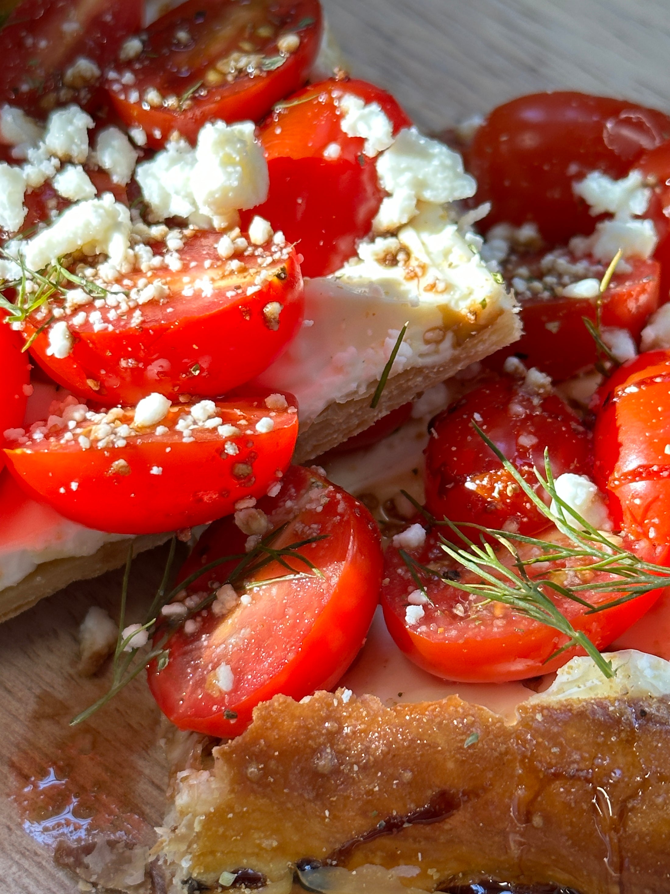 Heirloom Tomato Feta Tart