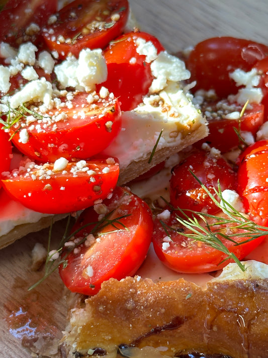 Heirloom Tomato Feta Tart
